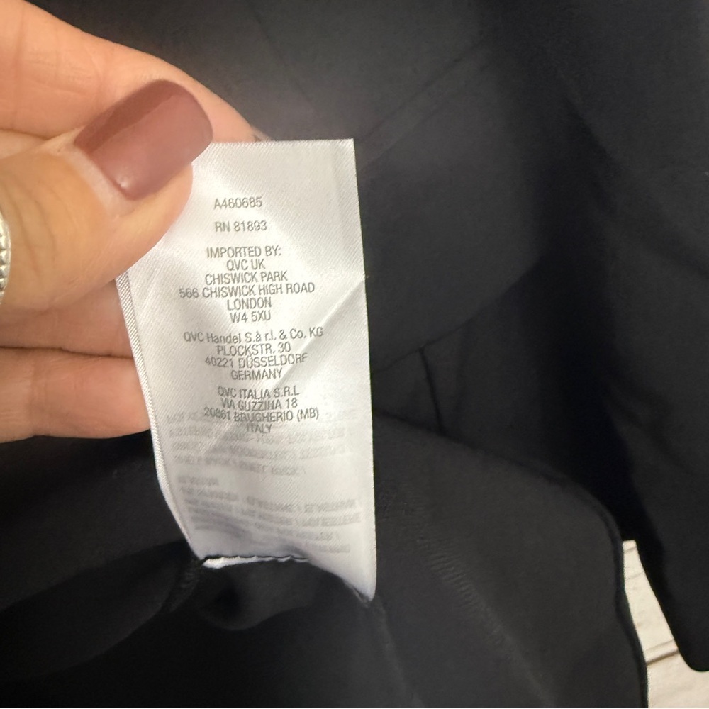 Susan Graver Black Double Breasted Career Blazer Jacket NWOT - Picture 8 of 8
